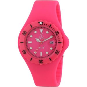 Pink Dial Pink Silicone Unisex Watch JY04PS - luxury watch