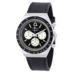 Timex Q Chronograph Quartz Black Dial Men's Watch TW2V42700 - luxury watch
