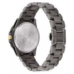 VERSACE Galaxy Moonphase Quartz Black Dial Men's Watch VE0K00525