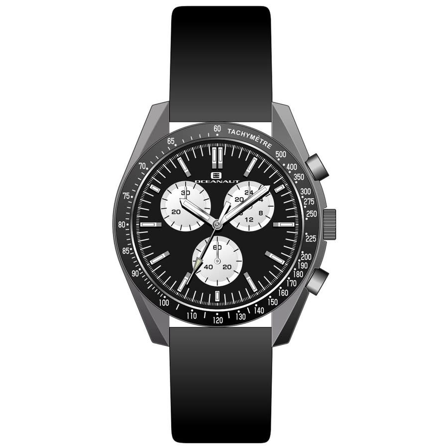 Oceanaut Orbit Chronograph Quartz Black Dial Men's Watch OC7581