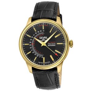 Gevril Guggenheim Automatic Black Dial Men's Watch 49203