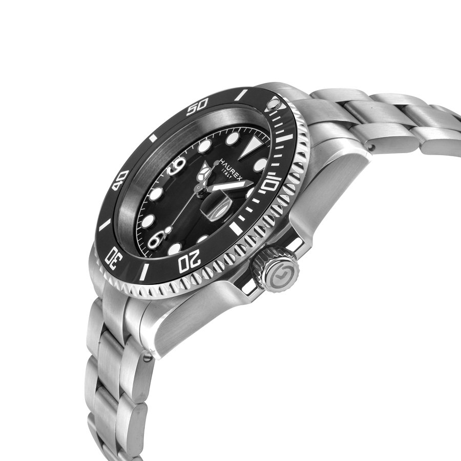 Haurex Italy Barracuda Automatic Black Dial Men's Watch 4A512UNN - Image 3