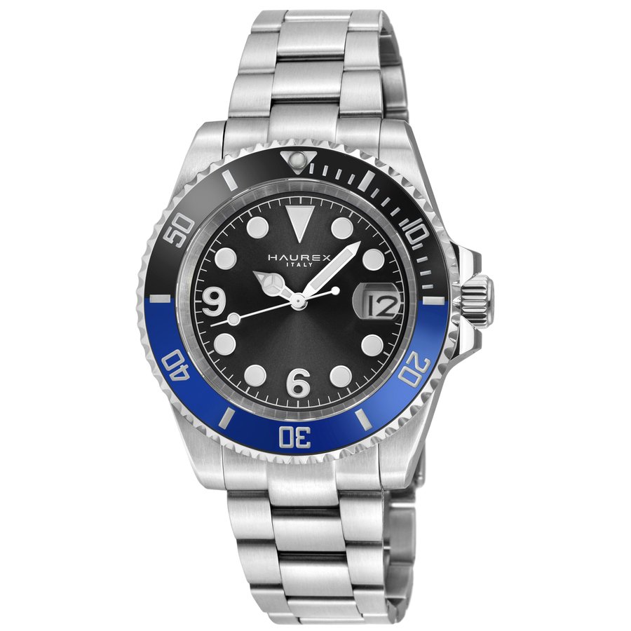 Haurex Italy Barracuda Automatic Black Dial Men's Watch 4A512UBN