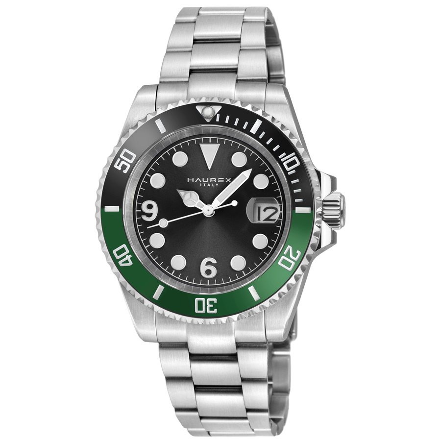 Haurex Italy Barracuda Automatic Black Dial Men's Watch 4A512UBG