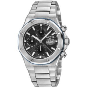 Gevril Kingsgate Chronograph Automatic Black Dial Men's Watch 47901B