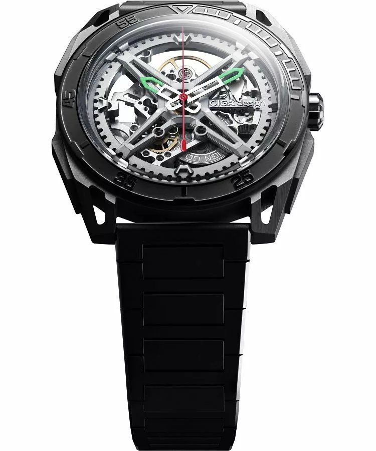 Ciga Design Falcon Automatic Skeleton Dial Men's Watch Z039-SS01-1S - Image 4