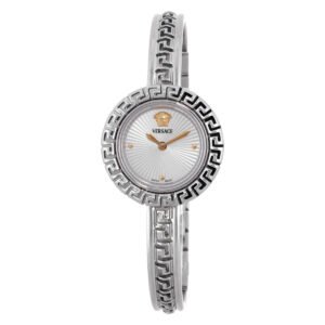 Versace La Greca Quartz Silver Dial Ladies Watch VE8C00324