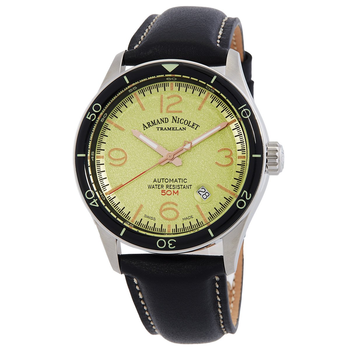 Armand Nicolet M2H Automatic Men's Watch A740HNA-VS-P140NR2