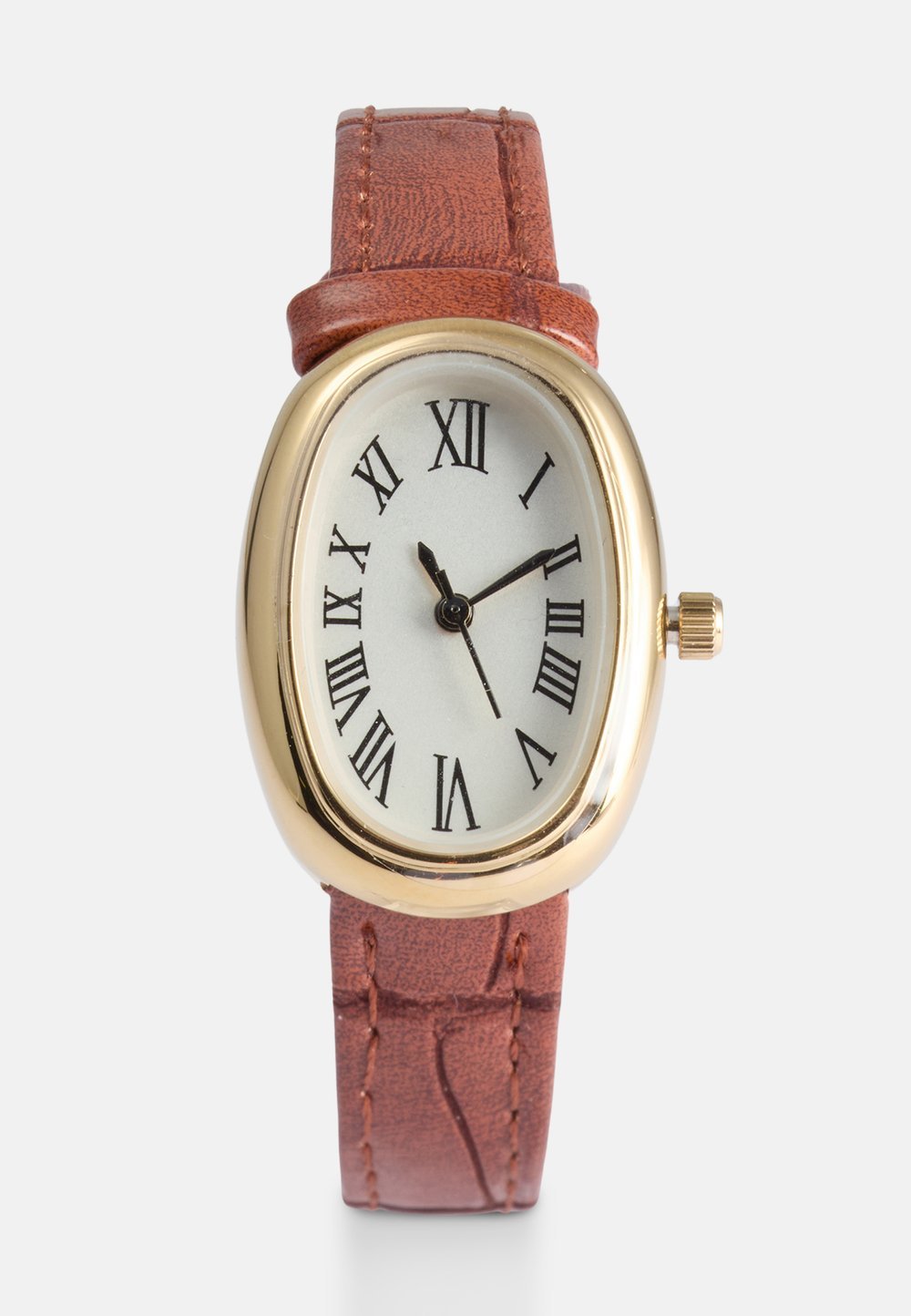 Pier One Watch gold coloured/bordeux
