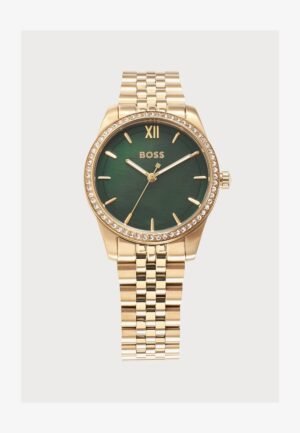 BOSS GRACEFUL PRECIOUS Watch gold coloured/green