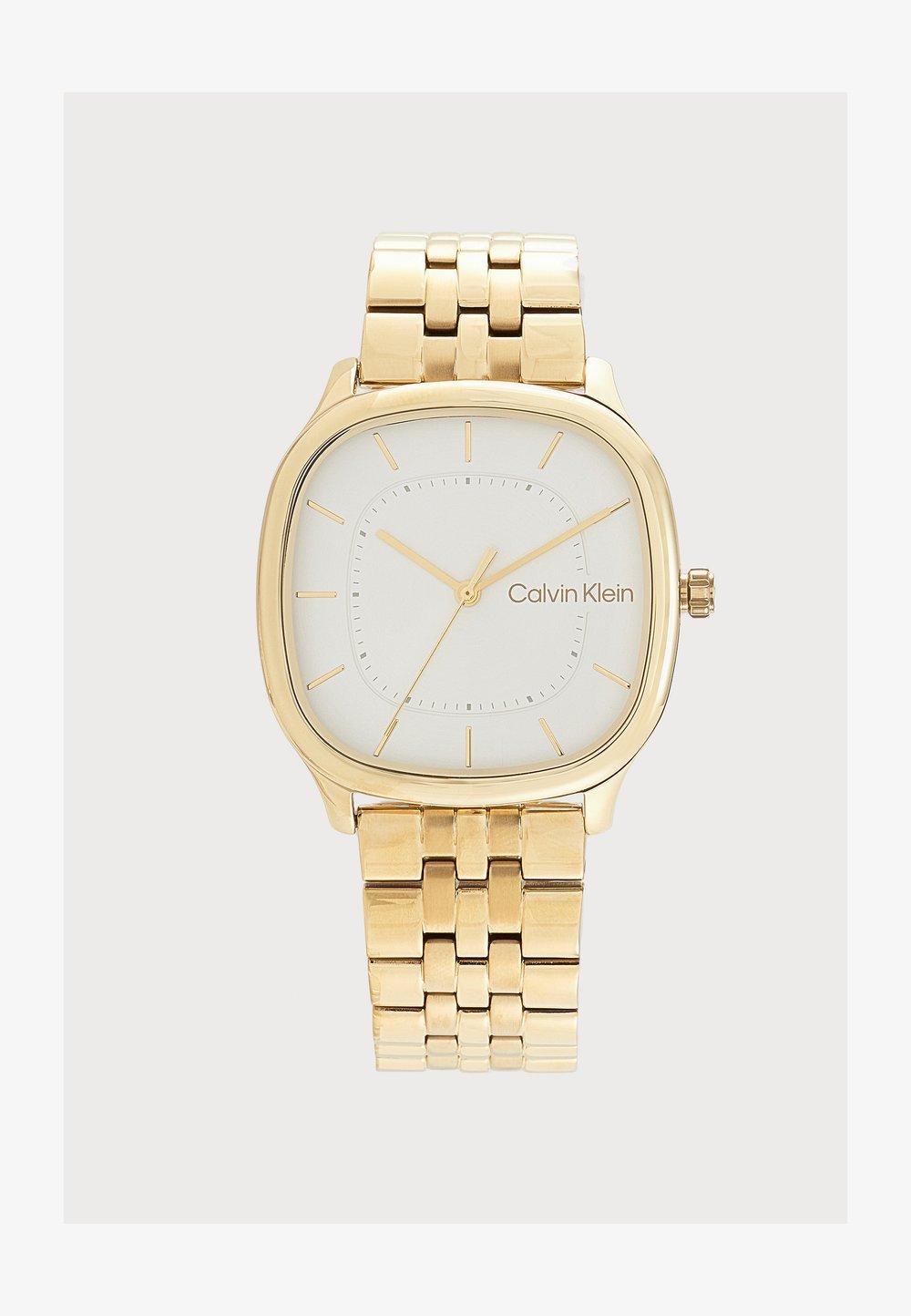 Calvin Klein Watch gold coloured/white