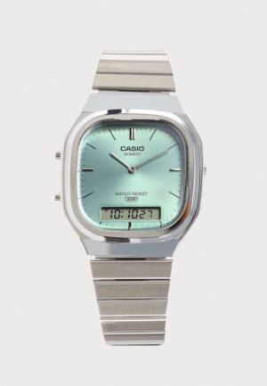 Casio UNISEX - Watch - silver-coloured/blue