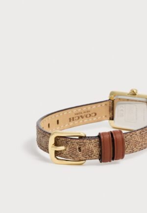 COACH MARA Watch gold coloured/white/brown