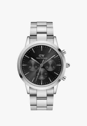 Daniel Wellington ICONIC LINK ARCTIC Chronograph watch silver coloured