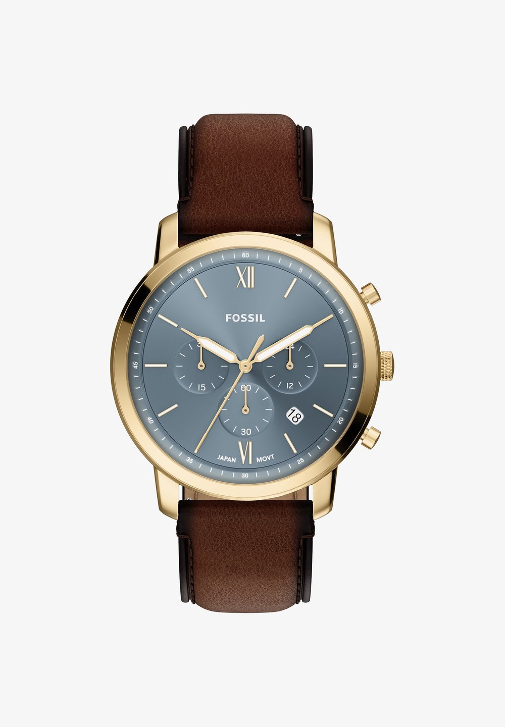 Fossil TRADITIONAL NEUTRA Chronograph watch brown