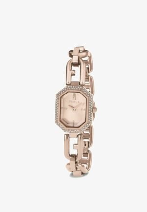 Furla OCTAGONAL Watch Gold Tone