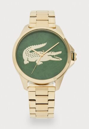 Lacoste LE CROC Watch gold coloured/green