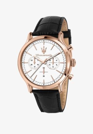 Maserati EPOCA Chronograph watch schwarz   weiß