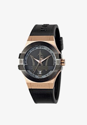 Maserati POTENZA KOLLEKTION Watch schwarz und roségoldfarben