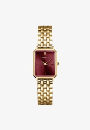 Rosefield THE OCTAGON XS Watch Burgundy