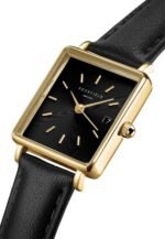 Rosefield THE BOXY XS Watch Black and Gold coloured