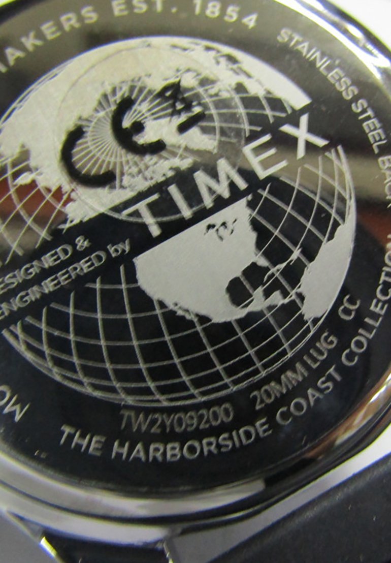 Timex Harborside Coast Chronograph watch black - Image 6