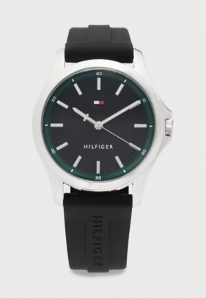 Tommy Hilfiger BRUCE Watch black/silver coloured