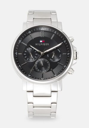 Tommy Hilfiger TYSON Watch silver coloured/black